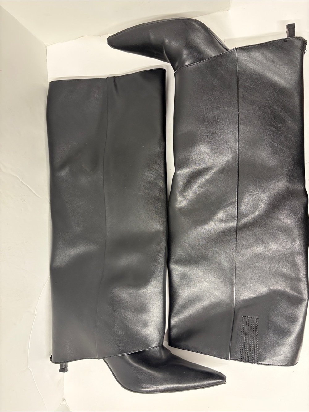 Used Open Edit Black Nyomi Tall Boot Womens size 8.5